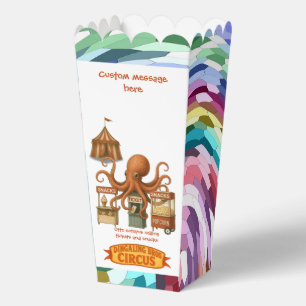 Otto’s circus snack shack favour box