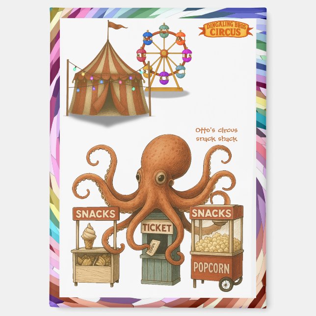 Otto’s circus snack shack magnet (Front)