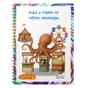 Otto’s circus snack shack notebook