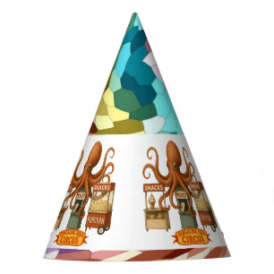 Otto’s circus snack shack party hat