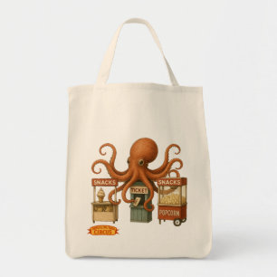 Otto’s circus snack shack tote bag
