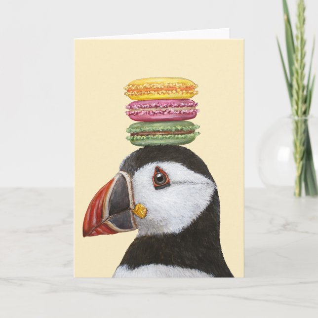 Otto the puffin card (Front)