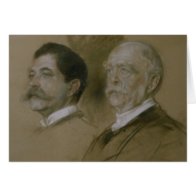 Otto von Bismarck and his Son Herbert (Front Horizontal)