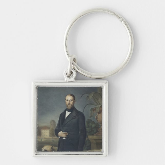 Otto von Bismarck, c.1850 Key Ring (Front)