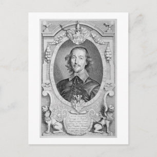 Otto von Guericke (1602-86) from 'Portraits des Ho Postcard