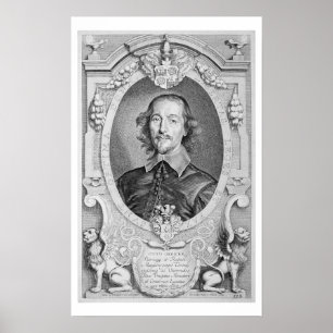 Otto von Guericke (1602-86) from 'Portraits des Ho Poster