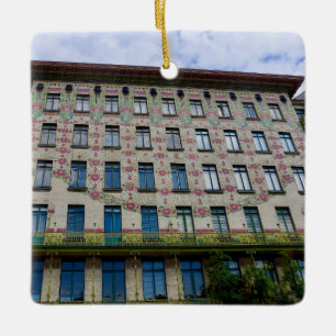 Otto Wagner, Linke Wienzeile 40, Vienna Ceramic Ornament