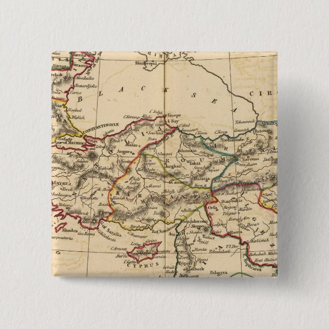 Ottoman Empire 15 Cm Square Badge (Front)