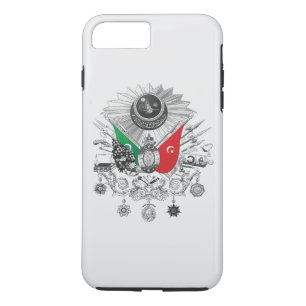 Ottoman Empire Grayscale Coat Of Arms iPhone 8 Plus/7 Plus Case