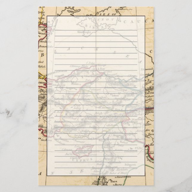 Ottoman Empire Stationery (Front)