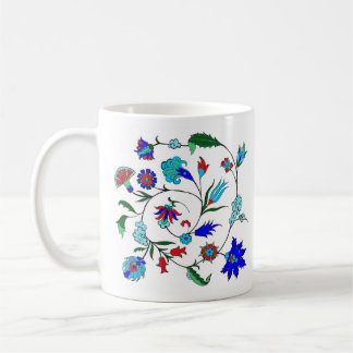Ottoman Inspired Floral Pattern Mug