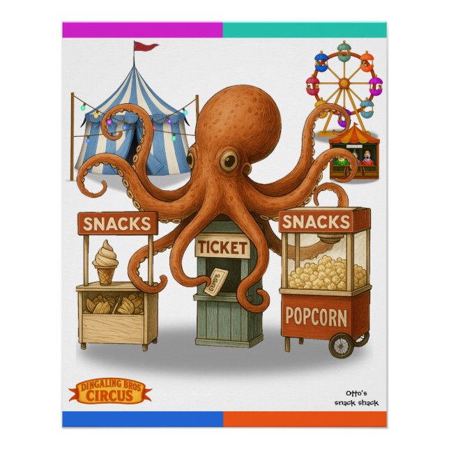 Otto's Snack Shack Poster (Front)