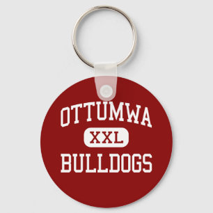 Ottumwa - Bulldogs - High School - Ottumwa Iowa Key Ring