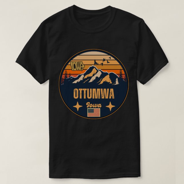 Ottumwa, Iowa T-Shirt (Design Front)