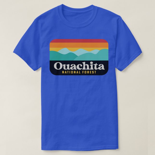 Ouachita National Forest Arkansas Camping Hot Spri T-Shirt (Design Front)