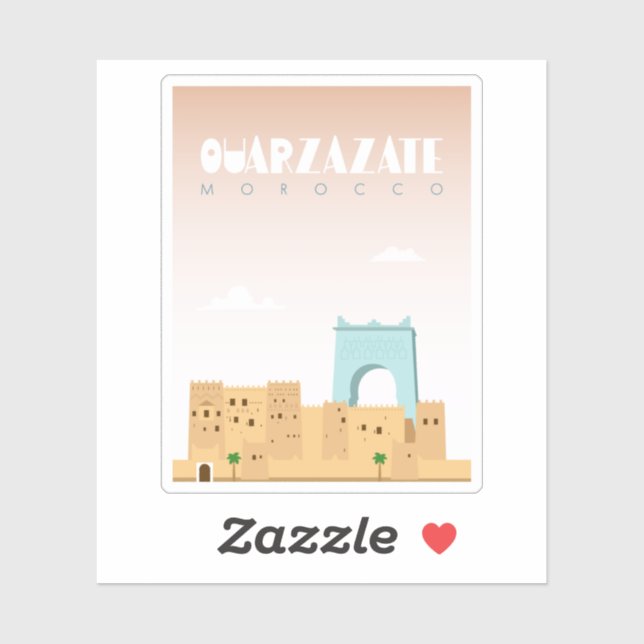 Ouarzazate city Morocco Landmark (Sheet)