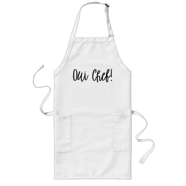 Oui Chef French Chef's Apron (Front)