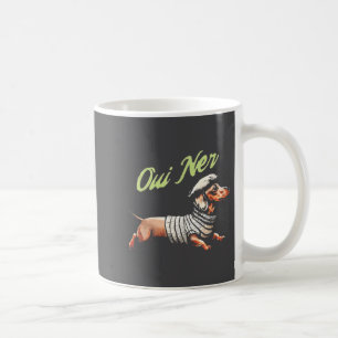 Oui Ner Funny Dachshund Wiener Dog French Humor  Coffee Mug