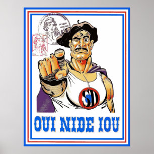 Oui nide Iou Poster