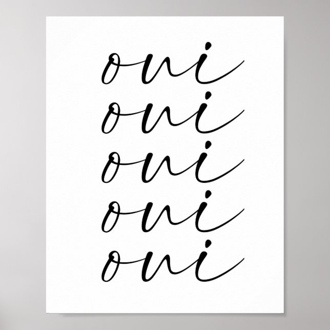 Oui Oui Oui Poster (Front)