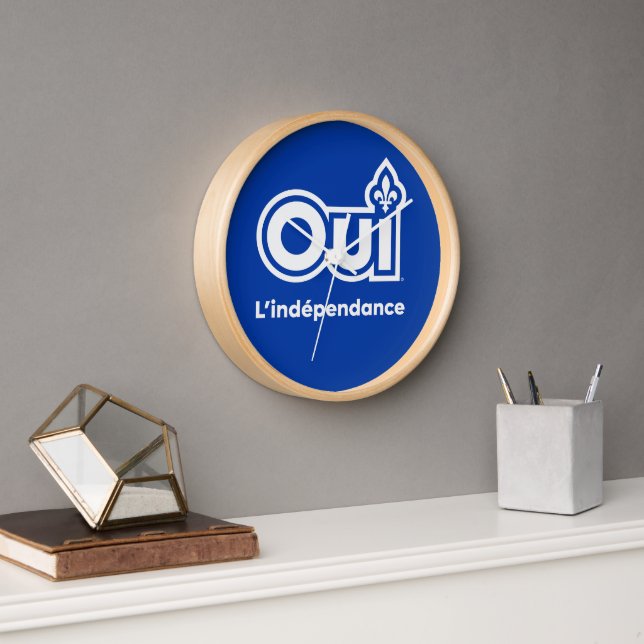OUI Quebec Referendum Clock (Office)