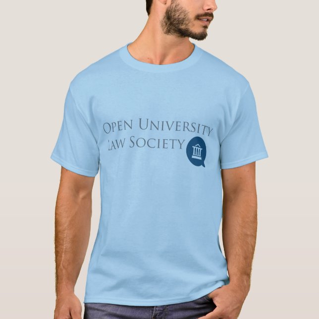 OULS Men's T-shirt (Blue) (Front)