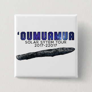 Oumuamua 15 Cm Square Badge