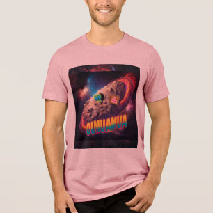 Oumuamua just passing though alien ship comet Tri-Blend shirt