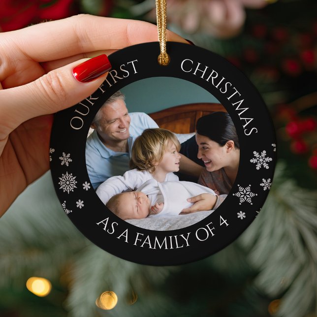 Our 1st Christmas As A Family Of 4 Christmas Ornament (Creator Uploaded)
