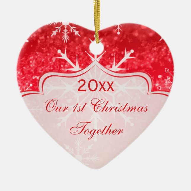 Our 1st Christmas Keepsake Ornament (Front)