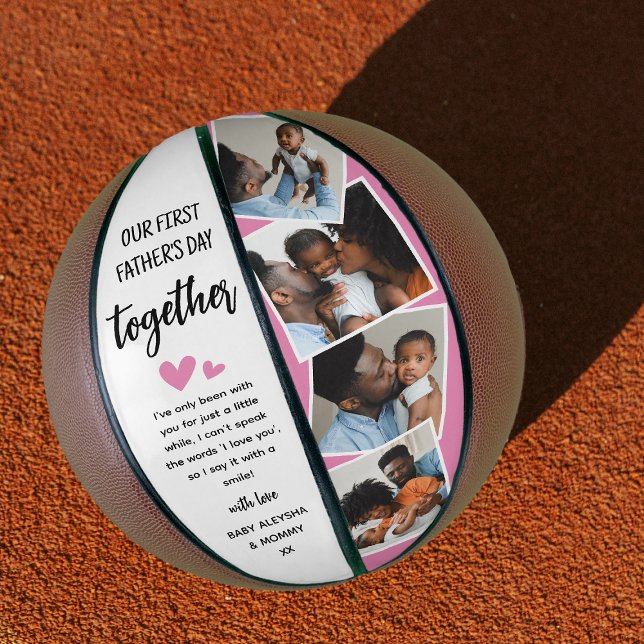Our 1st Father's Day Together! Photo Collage Basketball (Creator Uploaded)