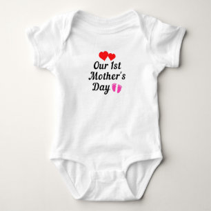 Our 1st mother's day ! baby bodysuit