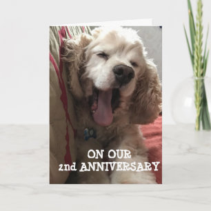 **OUR 2nd ANNIVERSARY* FILLED WITH LOVE / FUN Card