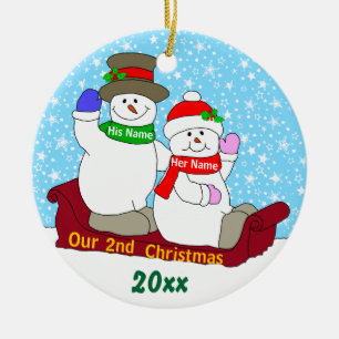Our 2nd Christmas Ceramic Ornament