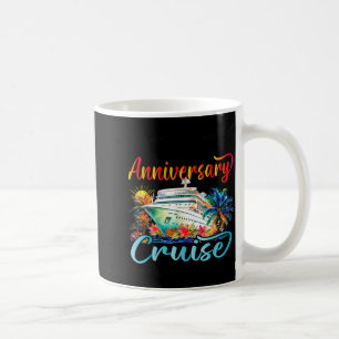 Our 40th anniversary cruise husband wife couple cr coffee mug