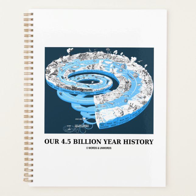 Our 4.5 Billion Year History Geological Time Planner (Front)