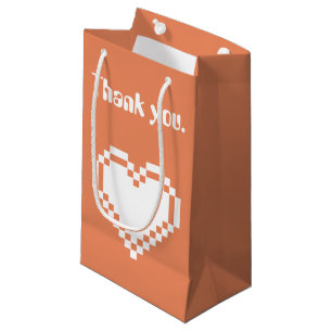 Our 8-Bit Hearts in Coral Gift Bag