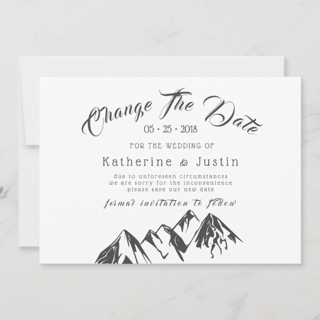 Our Adventure Begins ⎥ Change The Date Photo Card (Front)