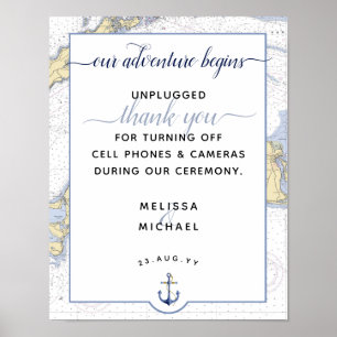 Our Adventure Begins   Martha's Vineyard Wedding Poster