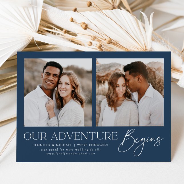 Our Adventure Begins Photo Engagement Announcement (Creator Uploaded)