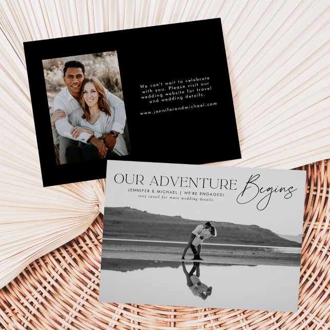 Our Adventure Begins Photo Engagement Announcement (Creator Uploaded)