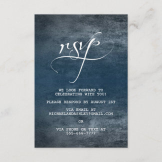 Our Adventure Begins Wedding RSVP Card