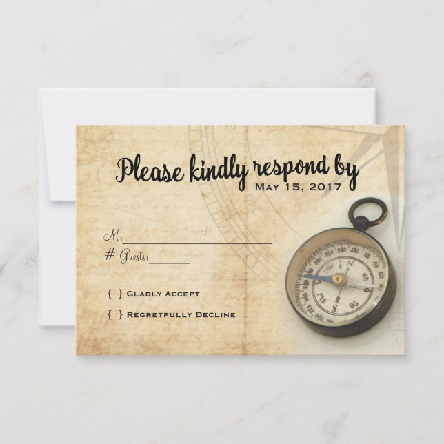 Our Adventure Continues RSVP Card (Front)