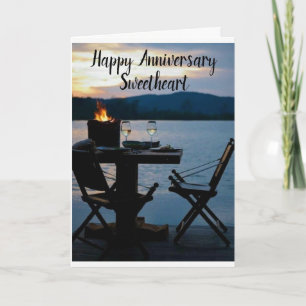 "OUR ANNIVERSARY" CELEBRATE LAKE STYLE CARD