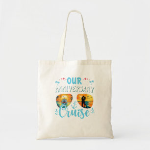 Our Anniversary Cruise Husband Wife Couples Cruise Tote Bag
