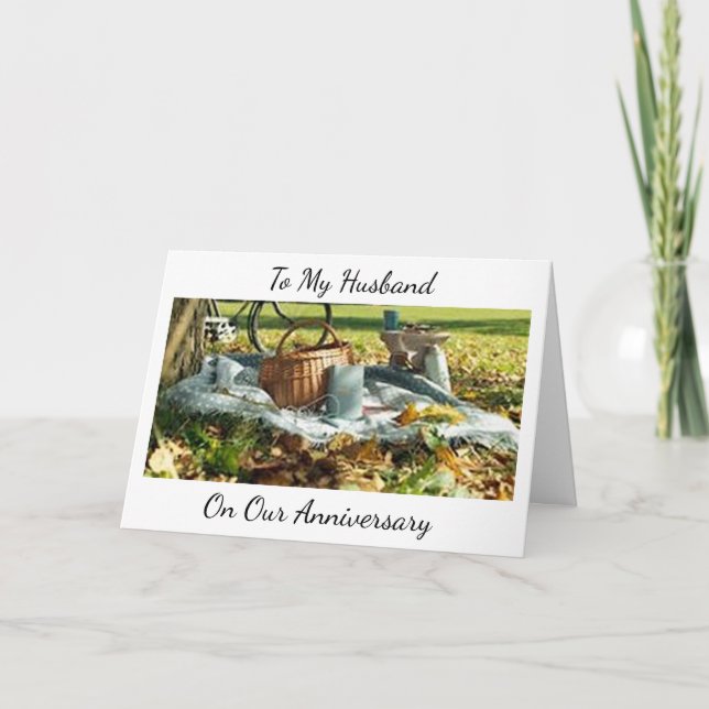 "OUR ANNIVERSARY" LET'S CELEBRATE "US" HUSBAND CARD (Front)