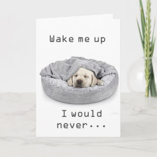 ***OUR ANNIVERSARY*** WAKE ME UP TO CELEBRATE CARD