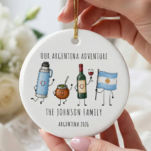 Our Argentina Adventure Family Ornament