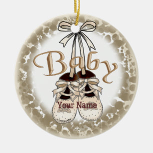 Our Baby Girl Shoes ornament 