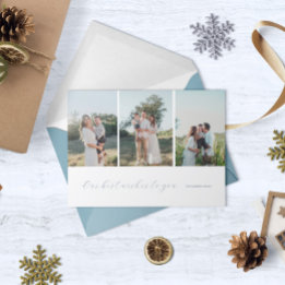 Our best wishes multiple Photo Holiday Card